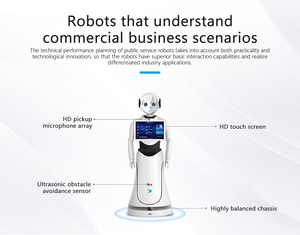 Robot d'accueil intelligent Alice, assistant humanoïde, robot d'accueil commercial intelligent, service d'accueil, robot de taille humaine - Product Image 4