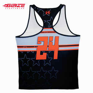 Giá Rẻ Cộng Với Kích Thước Thể Thao Thể Dục Thăng Hoa Áo Ghi Lê Tùy Chỉnh Đồng Bằng Thiết Kế Phòng Tập Thể Dục Tank <span class=keywords><strong>Top</strong></span> Chạy Singlets Người Đàn Ông - Product Image 4