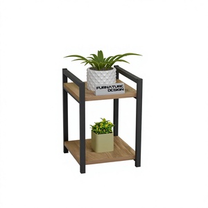 Étagère porte-fleurs, étagère complémentaire adaptée pour la cuisine, le jardin, la salle de bain et le balcon, organisateur à 2 niveaux - Product Image 1