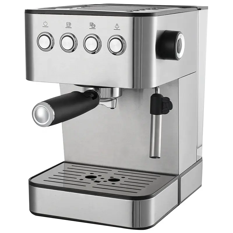 Aifa Home, cafetera mecánica de acero inoxidable de 15 bares, cafetera espresso italiana con Espumador de vapor