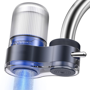 Filtro de Agua Manual para Grifo de Cocina STELLAR PATH, de Carbón Activado Transparente y Cerámica, para Uso en RV, Elimina el Cloro y el Plástico - Product Image 1