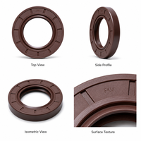 Joint d'étanchéité en fluorocarbone Shengjing TC/TG4, résistant aux hautes températures (20-200°C), dureté 70A, matériau FFKM marron pour