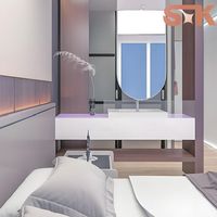 Capsule spatiale préfabriquée en acier imperméable de luxe, maison mobile miniature pour hôtel, utilisation en extérieur, maison capsule D2