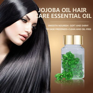 Huile de jojoba biologique naturelle en marque privée OEM, 50 pièces, sérum réparateur pour cheveux, vitamines pour cheveux, sérum sans rinçage avec acide hyaluronique pour la croissance des cheveux - Product Image 5