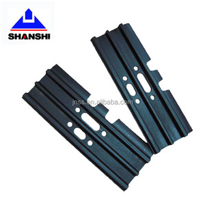 500 600 700 PC120 PC130 PC150 PC180 <span class=keywords><strong>Triple</strong></span> <span class=keywords><strong>Grouser</strong></span> ติดตามแผ่นรองเท้าแผ่นเหล็กกว้าง PC200มม. PC210มม. PC220มม. สำหรับโคมัตสุ - Product Image 2
