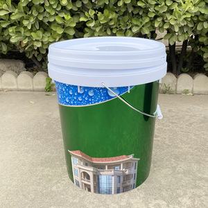 Cubos de plástico reforzado de 20 litros para agua, pintura, químicos y aceite, sellados con tapas, cubos de plástico PP para envasado. - Product Image 2