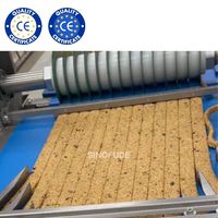 Machine multifonctionnelle pour barres protéinées en acier inoxydable, nougat aux fruits, coupe de barres chocolatées et snickers, remplissage de cacahuètes