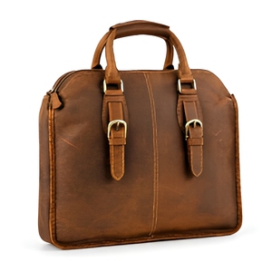 Luxury Real Leather <b>Small</b> Messenger <b>Bag</b> Sport Crossbody Shoulder Satchel <b>Laptop</b> Office Work Travel Unisex Business Business Gift - Product Image 5
