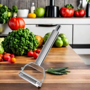 <b>Kitchen</b> <b>Gadgets</b> Multi-purpose Stainless Steel Julienne Peeler for Vegetable & Fruit Peeling Cucumber Potato Peeler - Product Image 5