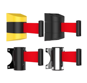 계산원 라인 교통 장벽 개폐식 헤드 교수형 벽 울타리 2m 5m 10m 벽걸이 형 개폐식 벨트 장벽 - Product Image 1