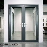 Puerta de Entrada de Aluminio con Rotura de Puente Térmico, Vidrio Aislante Acústico, Diseño Minimalista, para Hotel, Centro Comercial, Villa, Oficina, Hogar