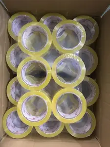 Fita transparente para embalagem, fita adesiva transparente para vedação de caixas