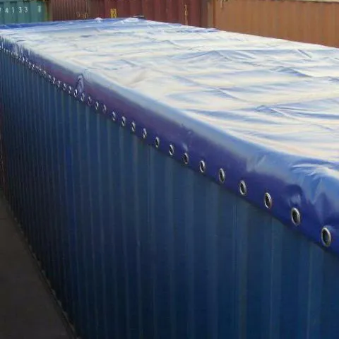 LVJU Waterproof Open Top Container Covers 40ft Containers Tarpaulin Cover