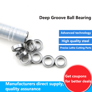 OEM nguồn nhà máy mr106 2z 6x10x3mm Vòng bi thu nhỏ tùy chỉnh bóng rãnh sâu mang - Product Image 3