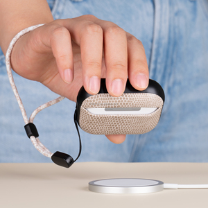 Funda de cuero PU con diseño de lagarto de lujo, a prueba de golpes, para <span class=keywords><strong>AirPods</strong></span> <span class=keywords><strong>Pro</strong></span> de <span class=keywords><strong>3</strong></span>.ª <span class=keywords><strong>generación</strong></span> - Product Image 4