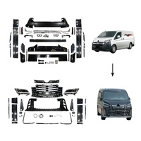 Kit carrosserie VF60 Master Edition pour Toyota Hiace 300 2019-2023, mise à niveau au look Vellfire, pare-chocs, calandre, capot, phares LED