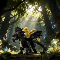 Bloques de Construcción de Dragón Negro de Fantasía, Juego de Bloques de Plástico ABS, Rompecabezas DIY MOC, Ladrillos de Partículas Pequeñas, Juguete Educativo, Regalo para Niños