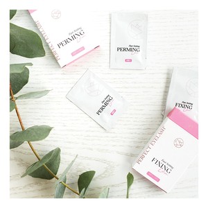 Bomba personalizada Lash & Brow Keratin Sachet Kit Micro-Dose No Waste Tear-Notch Custom Logo Print - Product Image 2