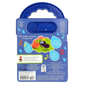 Itsy Bitsy Spider, mon <span class=keywords><strong>petit</strong></span> livre sonore <span class=keywords><strong>pour</strong></span> enfants, jouets éducatifs précoces avec des comptes-rendus - Product Image 2