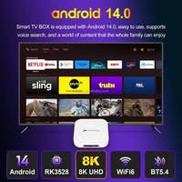 TB 2026, Gran Venta, Personalizado, MAX STB 8K Smart Android 14 2G 16G, Compatible con Europa, Reino Unido, Francia, Alemania, Estados Unidos, Canadá, Amlogic S905W