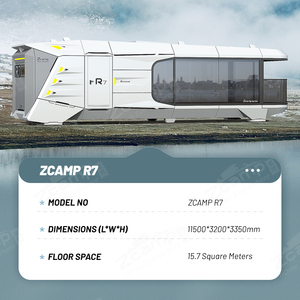 Zcamp R7 Sang Trọng Di Chuyển Không Gian 20ft 40ft <span class=keywords><strong>Container</strong></span> Nhà Viên Nang Nhà Đúc Sẵn Airship Pod Prefab Không Gian Viên Nang Nhà - Product Image 2