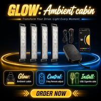 Luces LED para Coche YiLaie, Luces LED Interiores Multicolor con APP y Modo DIY, Sincronización Musical, Kit de Iluminación USB Debajo del Tablero para Coches