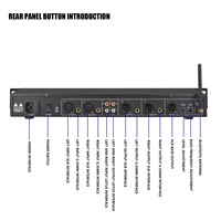 EQ31SUB Égaliseur numérique 31 accordeur de scène Performance de scène professionnelle Réduction du bruit Traitement audio