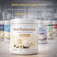 Mélange en poudre de shake substitut de repas à marque privée, nutrition équilibrée, 100% pur, soutien immunitaire, fabricant en gros