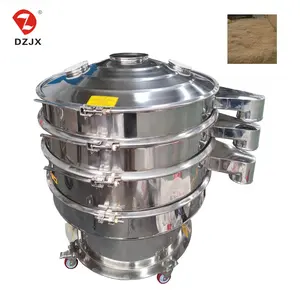 DZJX 2020 China Suppliers Electric Industrial Vibrating Screen Sifter Machine For Silica Sand Wood Chip Vibration Sieve Sifters