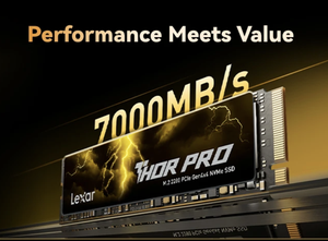 Lexar THOR PRO 1TB/2TB M.2 2280 PCIe Gen4x4 NVMe SSD Neuf Interne pour Ordinateur de Bureau - Product Image 2