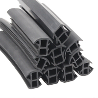 Bande d'étanchéité en caoutchouc extrudé EPDM de type T pour panneaux solaires noirs, profilé photovoltaïque étanche