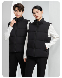 Invierno nueva moda Casual a prueba de viento <span class=keywords><strong>acolchado</strong></span> cálido <span class=keywords><strong>chaleco</strong></span> <span class=keywords><strong>acolchado</strong></span> exposición de la empresa ropa de <span class=keywords><strong>trabajo</strong></span> voluntario se puede personalizar el logotipo - Product Image 1