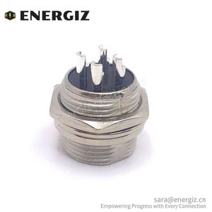 Conector de montaje en panel macho 5A de corriente nominal GX16 4 - Product Image 3