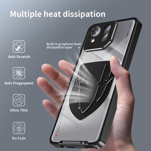 Funda de moda para ASUS <span class=keywords><strong>ROG</strong></span> <span class=keywords><strong>Phone</strong></span> 8 / 8 Pro Metal Cooling <span class=keywords><strong>Phone</strong></span> <span class=keywords><strong>Case</strong></span> - Product Image 2
