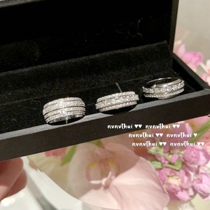 Senna di fiume 18K placcato oro Xinghe gemma brillante Multi-fila Flash diamante zircone anello in ottone regalo alla moda - Product Image 5