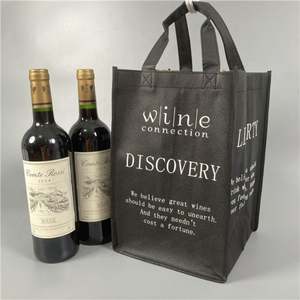 Bolsas de vino de terciopelo Bolsa de vino en caja 3 Bolsas de vino - Product Image 2