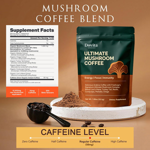 Café Instantáneo en Polvo con 6 Adaptógenos, Hecho en EE. UU. (OEM), con Melena de León, Cordyceps y Reishi, para Concentración y Energía Cerebral, Certificado GMP - Product Image 2