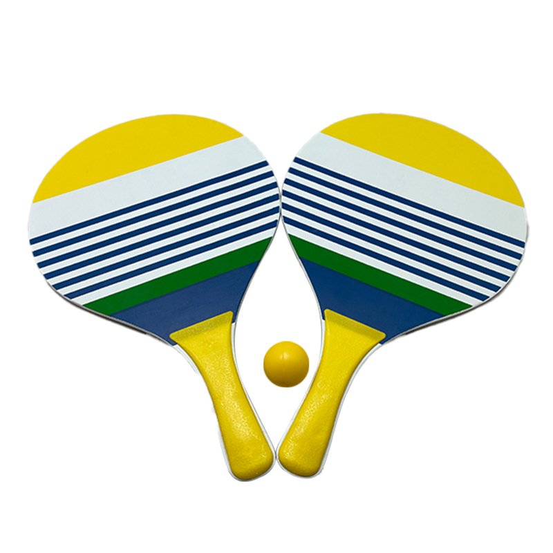 Professional Wooden Beach Paddle for Training High Quality Beach Tennis Racket