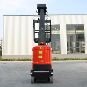 Elevador de mástil autopropulsado de 6m, 8m y 10m, mástil vertical con brazo móvil, plataforma vertical de elevación telescópica eléctrica a la venta - Product Image 5