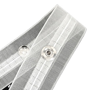 Clear S Wave Cortinas de poliéster Cinta de encabezado 107mm 125mm 145mm 160mm Espaciado Ocultar Erol - Product Image 1