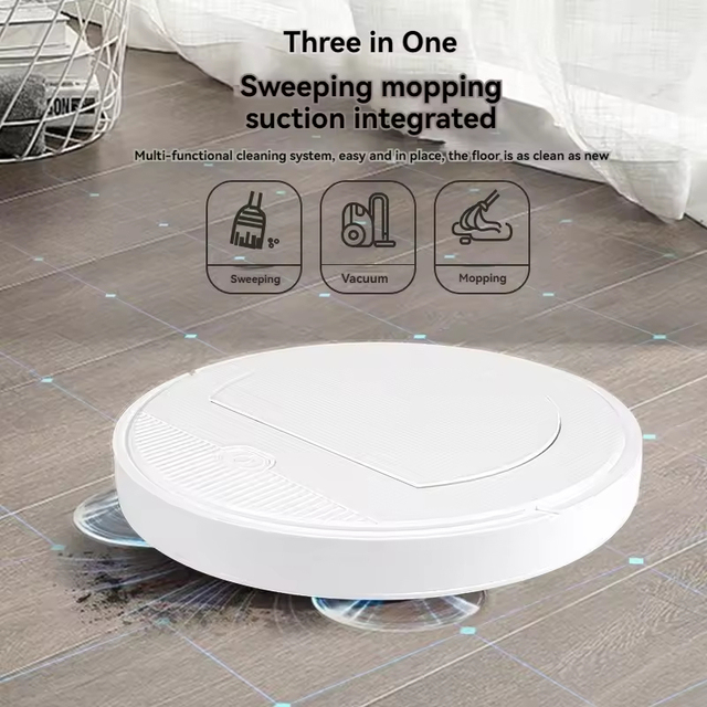Teendow Low Noise Eco-Friendly Automatic Cleaning Multifunction App-Control Li-Ion Battery Gyroscope Navigation Smart Sweeping