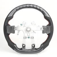 Volant de direction en fibre de carbone véritable avec affichage LED de la vitesse et du régime moteur, design populaire, pour Dodge RAM 1500 2500 2012-2018 4 Runner