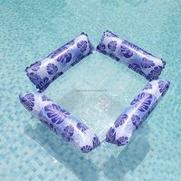 Hamac à eau gonflable à impression complète Flotteur de piscine Chaise à flotteur gonflable pour hamac flottant pour adulte