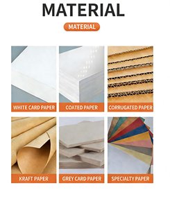 Boîtes en carton blanc écologiques personnalisées avec logo imprimé et taille sur mesure, vente en gros, petites boîtes d'emballage colorées - Product Image 4