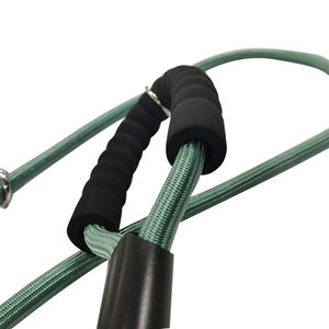 पर्यावरण के अनुकूल नायलॉन कुत्ते पट्टा कॉलर सेट करें फैशन प्रिंट और पालतू पिल्ला के लिए व्यक्तिगत रिबन के साथ एक रस्सी डिजाइन - Product Image 5