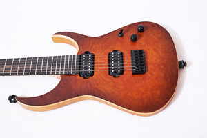 Hot bán Trung Quốc nhà sản xuất chần Maple Guitar Burl Top Ash cơ thể 7 chuỗi - Product Image 3