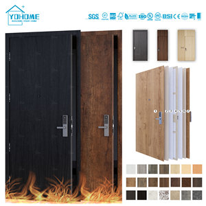 Puerta cortafuegos laminada compacta Europea HPL EI 60 Sa Puerta cortafuegos con marcado CE <span class=keywords><strong>EN</strong></span> 16034 Puerta HPL resistente al fuego de 60 minutos - Product Image 6