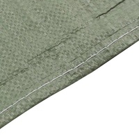 أكياس نقل نفايات البناء من البولي بروبيلين المنسوج، متينة، سعة 50 كجم، ذات فتحة مسطحة، قابلة للغلق بالحرارة، رمادية اللون، من مصنعي التعبئة والتغليف السريع