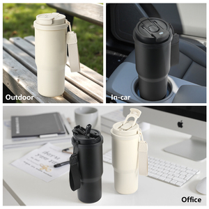 Mug à café en acier inoxydable de haute qualité, 750 ml, avec couvercle, pour une rétention de chaleur optimale, portable, idéal pour les voyages - Product Image 6