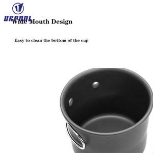 <span class=keywords><strong>Taza</strong></span> de Café Plegable de Aleación de Aluminio de 1 Litro con Asa, Ideal para Eventos al Aire Libre, Picnic, Fiestas, Escalada, Té y Camping - Product Image 6